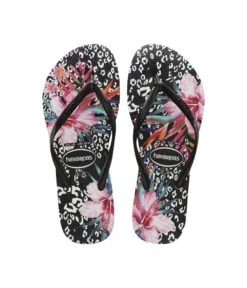 Havaianas Kids Slim Animal Floral Flip Flop Sandal (Toddler/Little Kid/Big Kid)